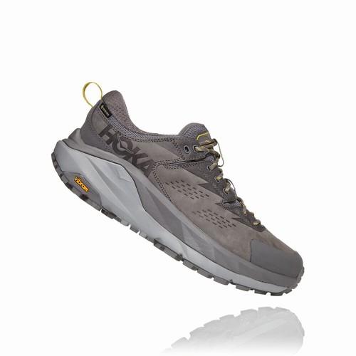 Hoka One One KAHA LOW GORE-TEX Hiking Shoes For Men India Grey IN-2059